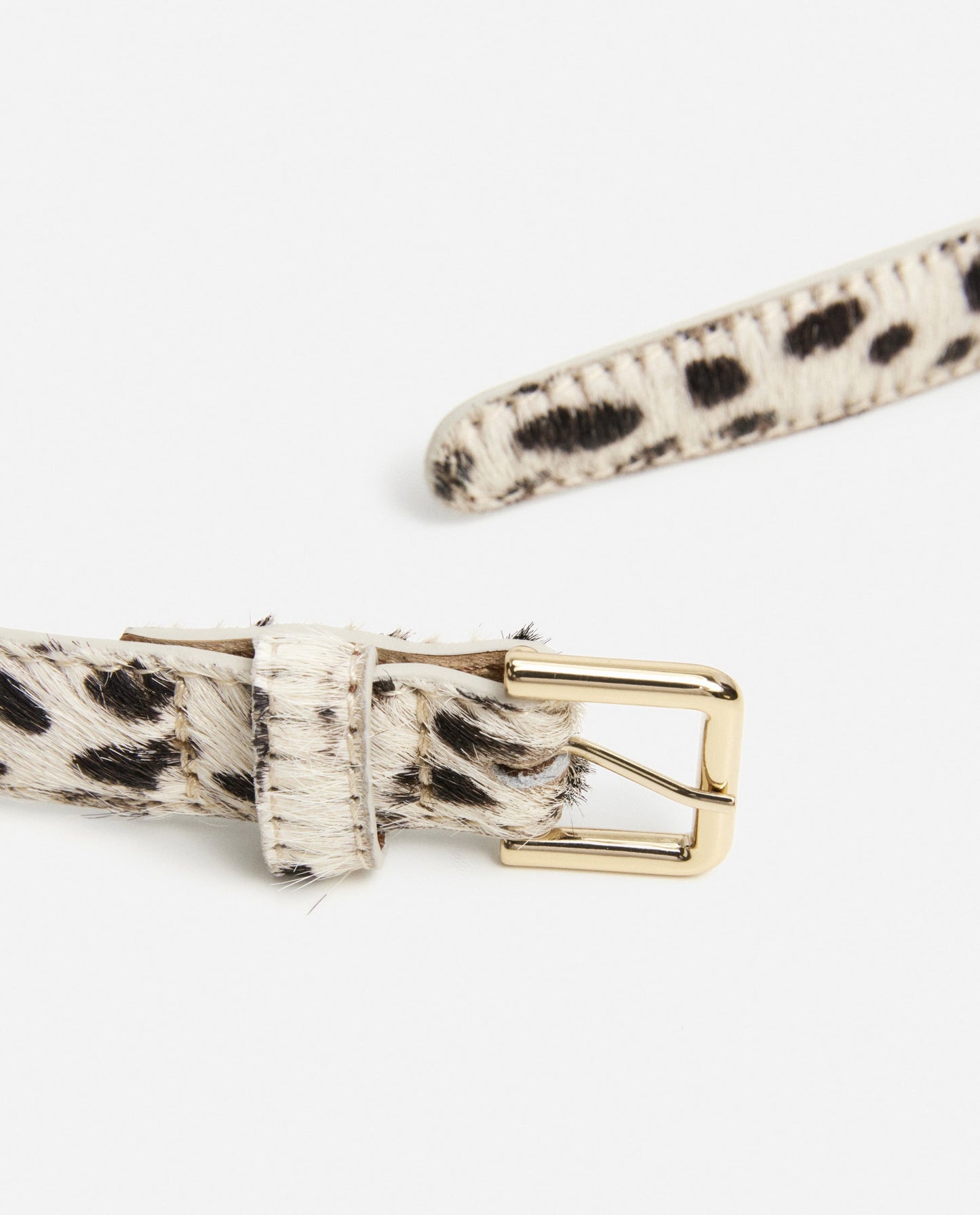 Barbara Belt Leather Hair Chocolate Dot