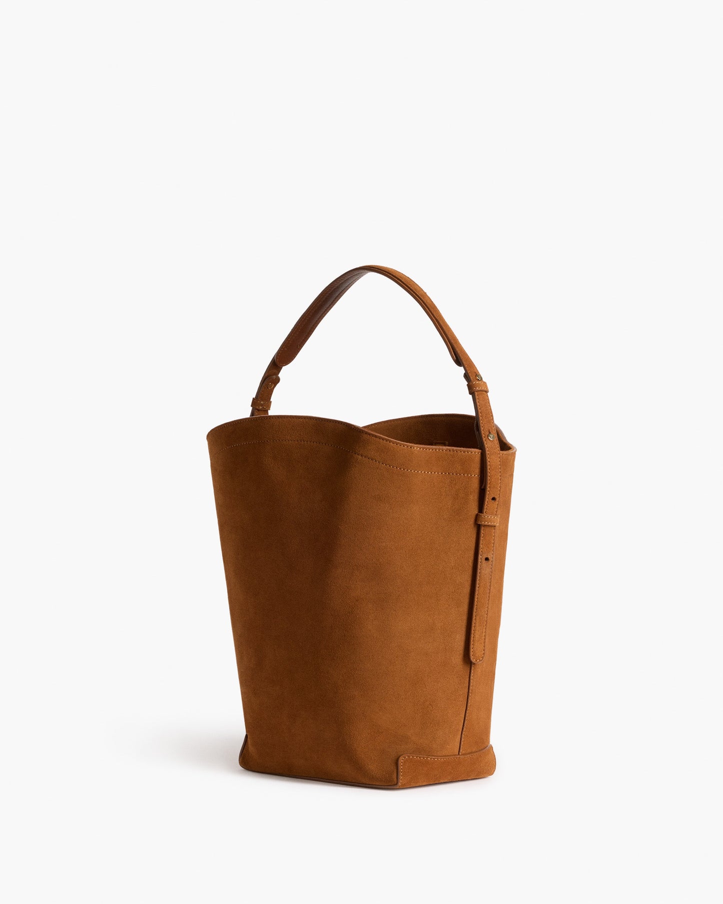 Joyce Handbag Suede Bourbon
