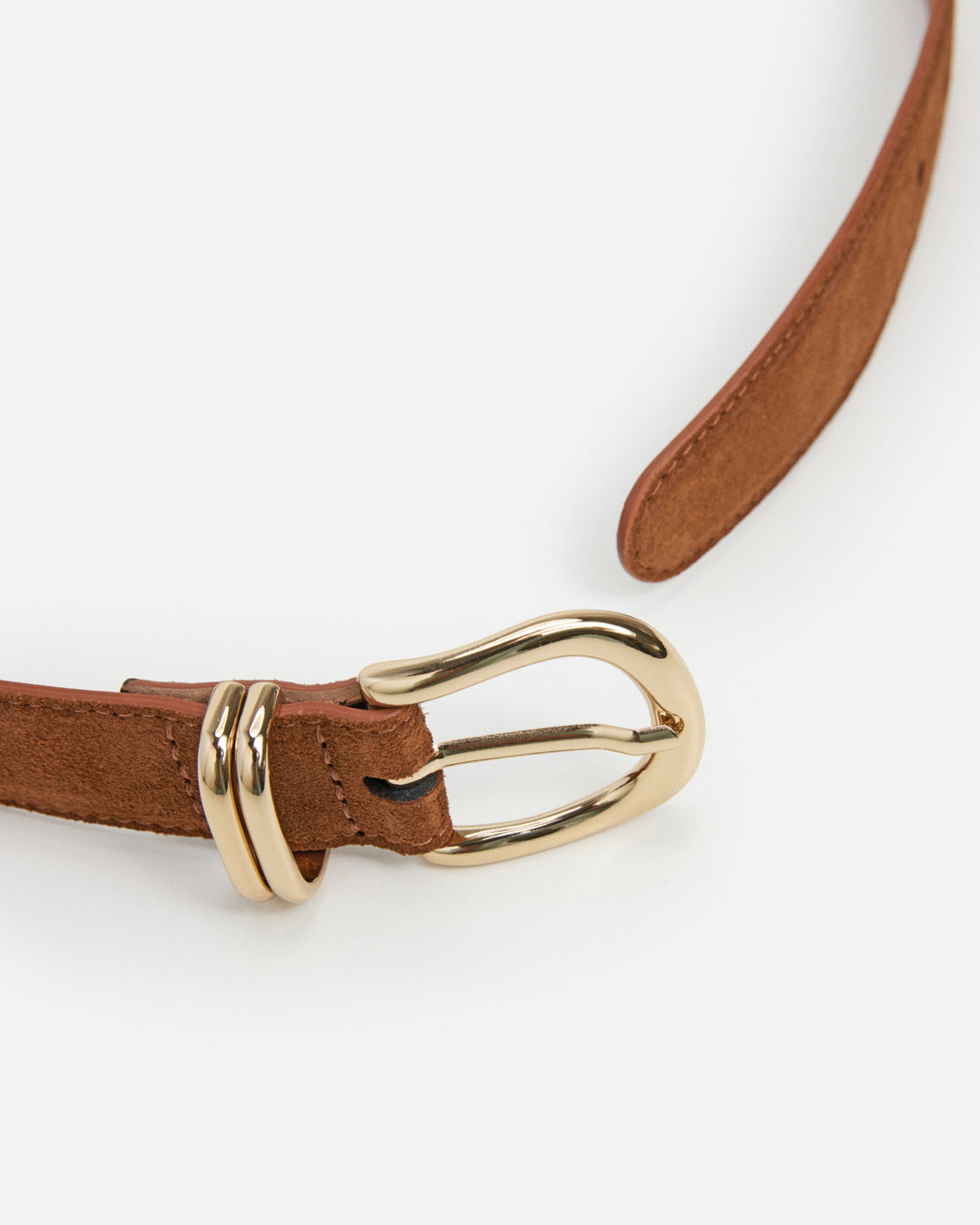 Beatrice Belt Suede Bourbon