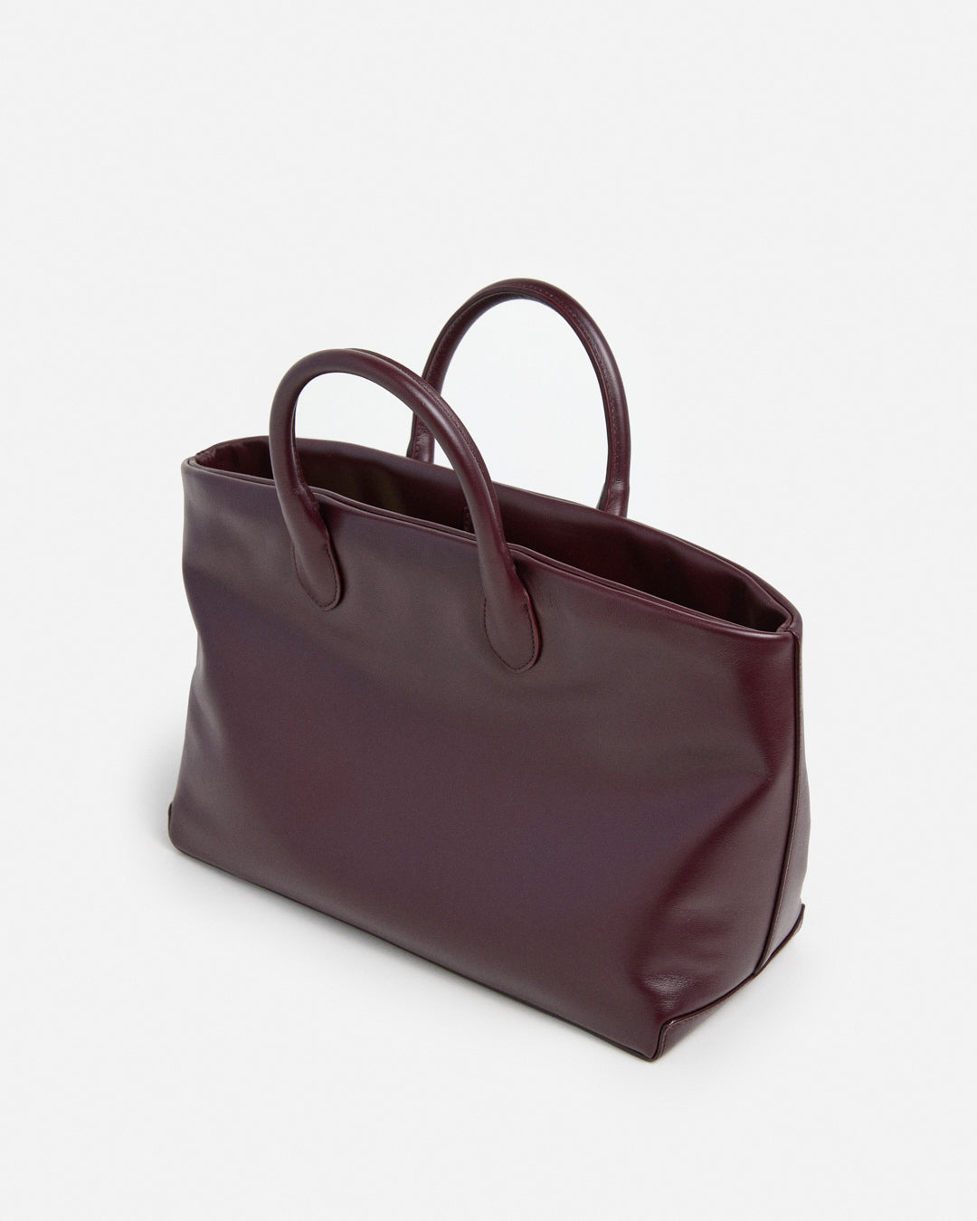 Lola Tote Leather Patent Burgundy