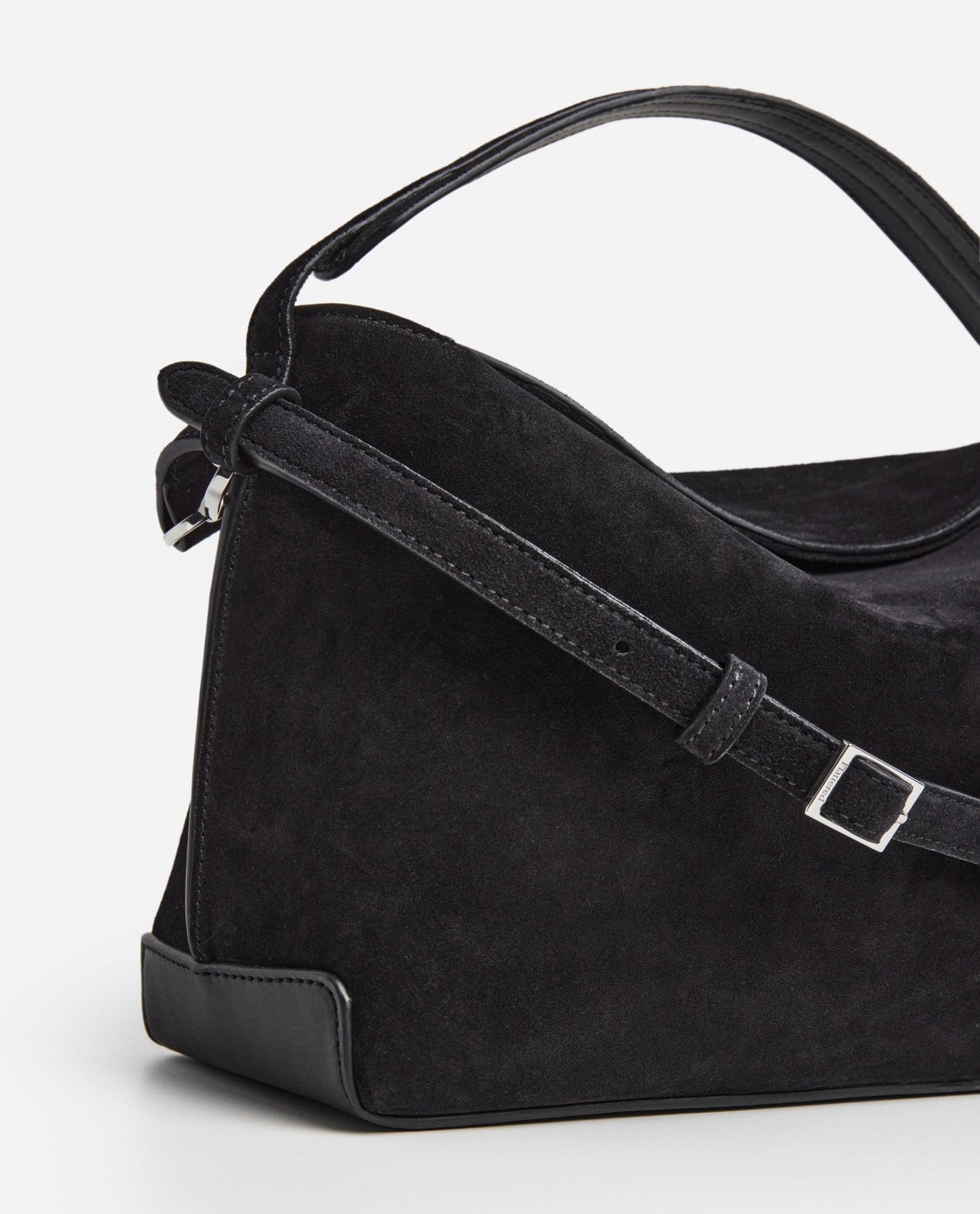 Helia Handbag Suede Black