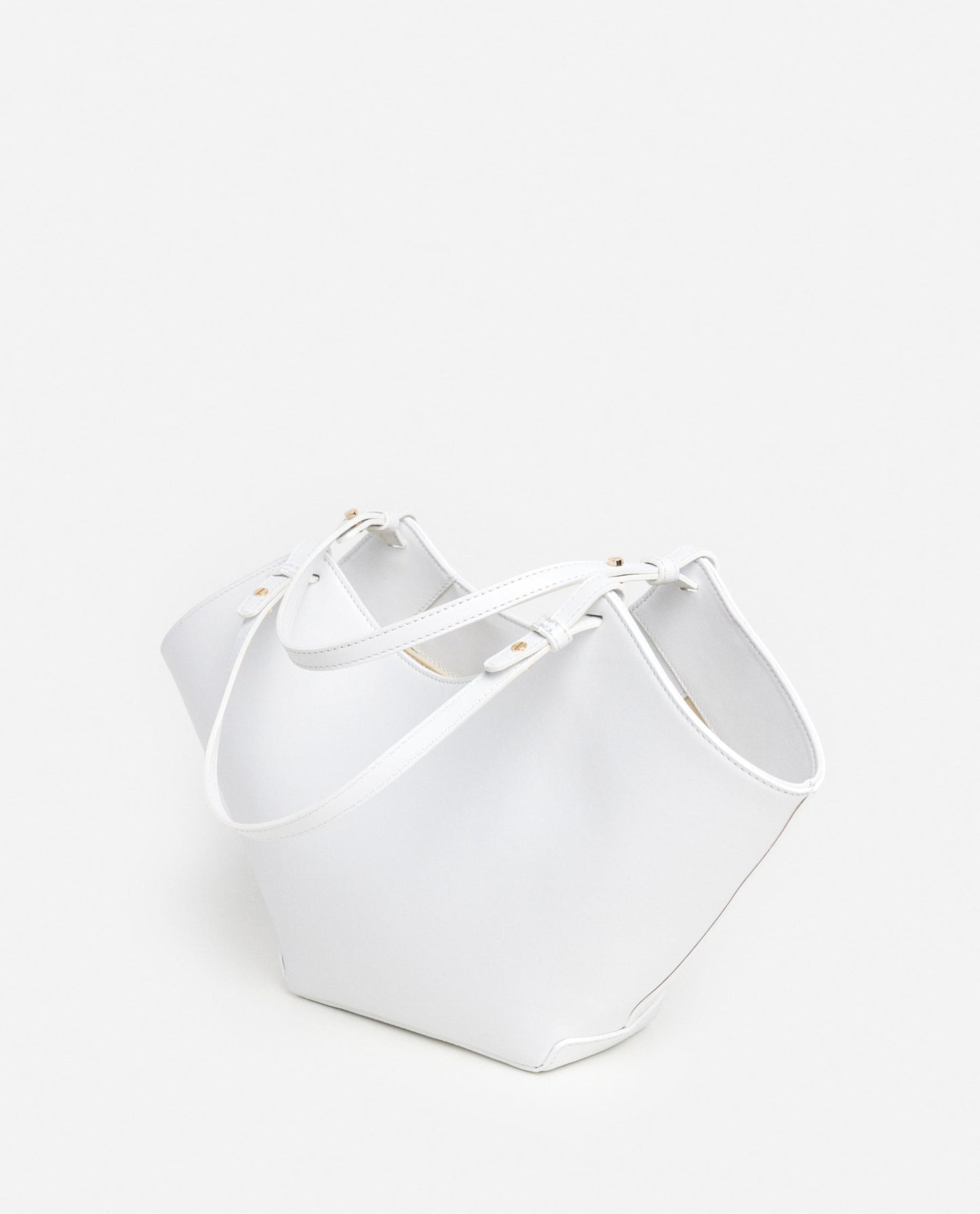 Dilba Mini Tote Bag Leather White