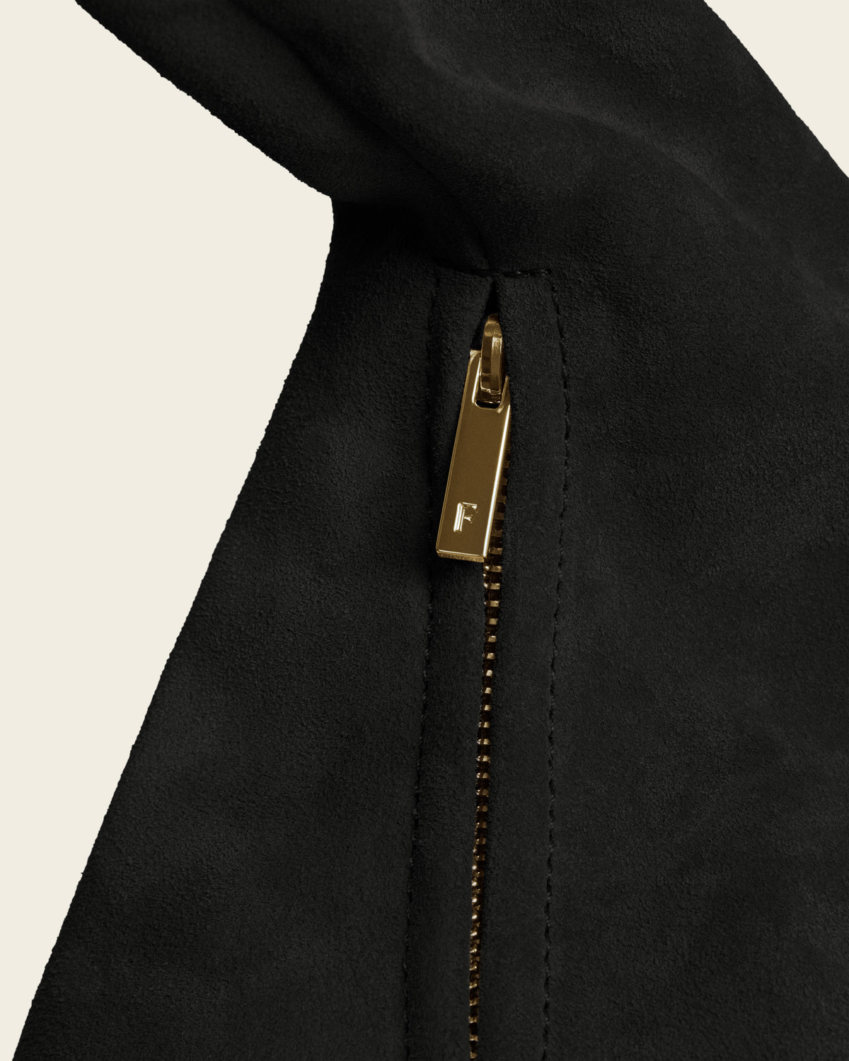 Alva Shoulder Bag Suede Black
