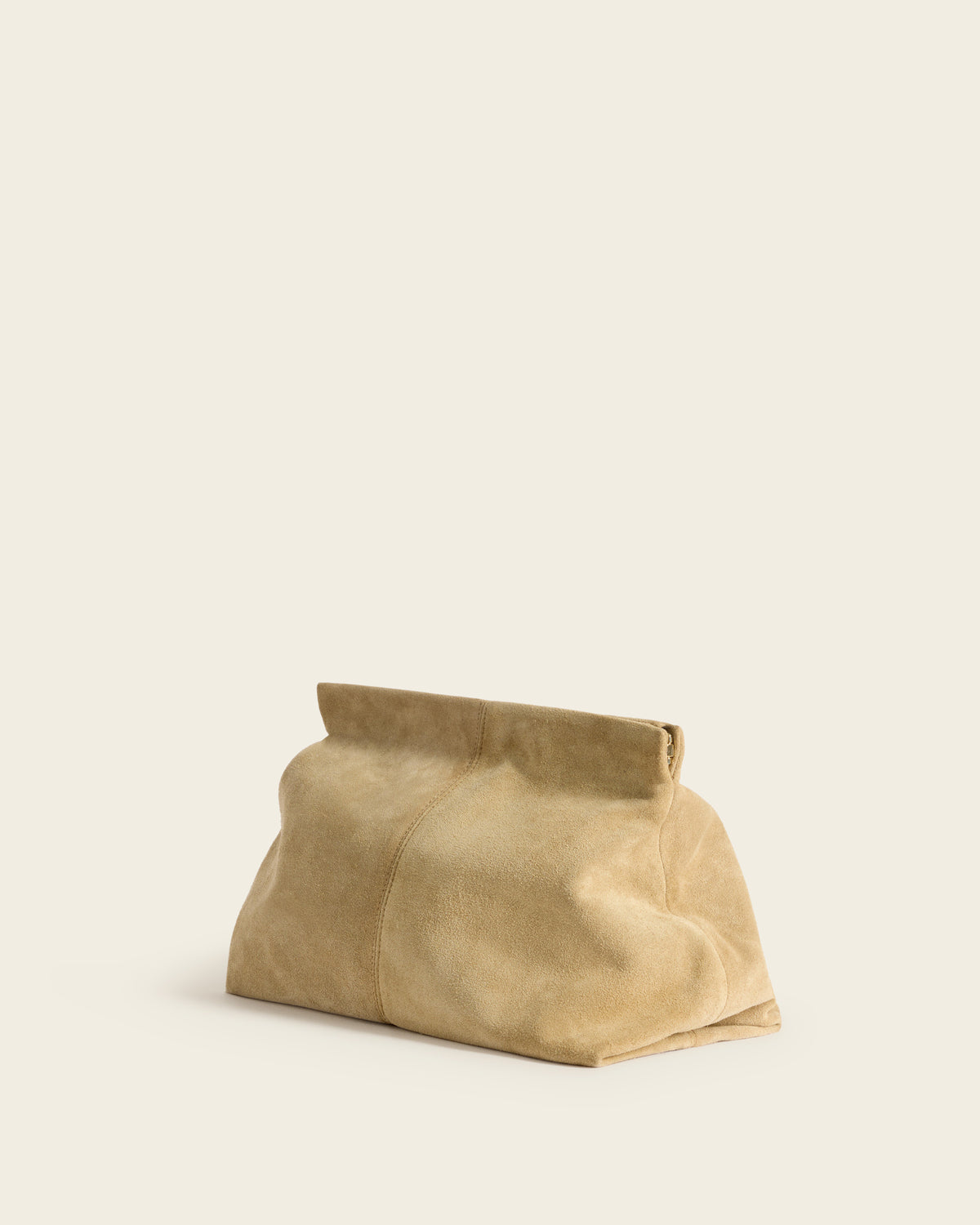 Clay Clutch Suede Sand