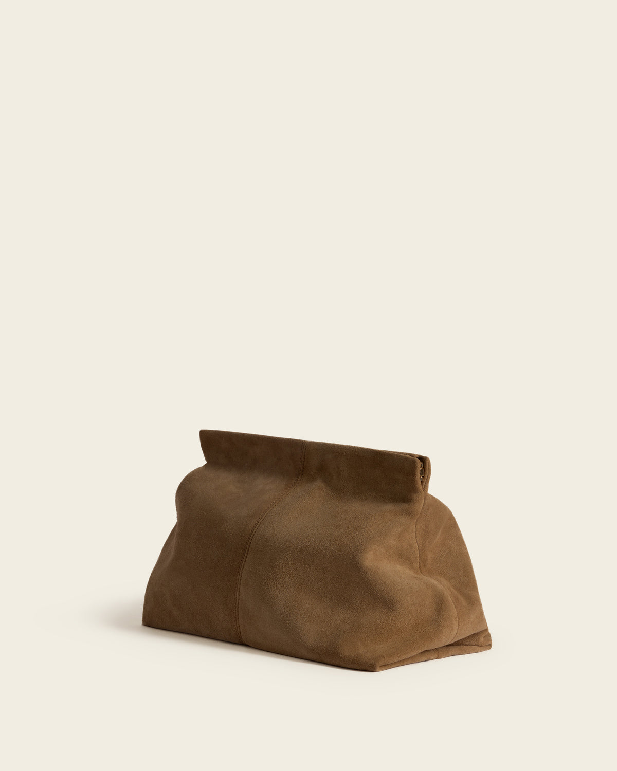 Clay Clutch Suede Wet Sand