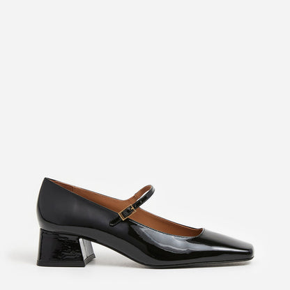 Evan Patent Leather Black