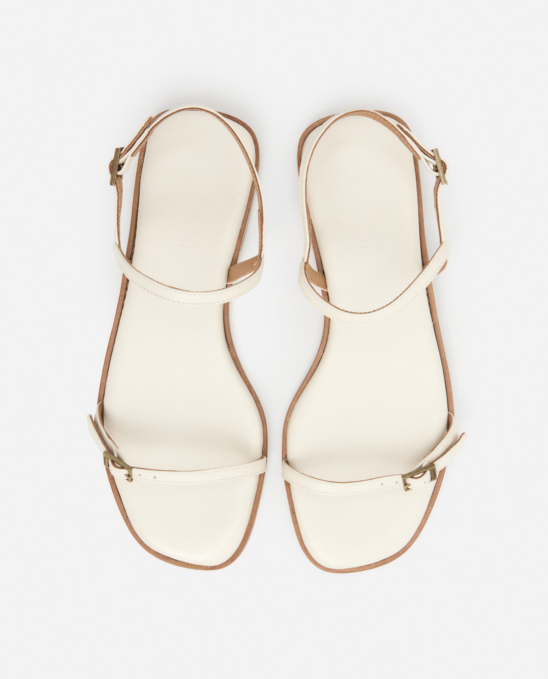 Alice Leather Vanilla Sandal Flattered