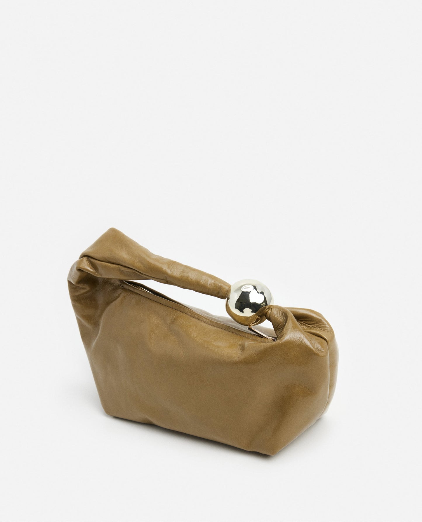 Astrid Handbag Leather Patent Olive