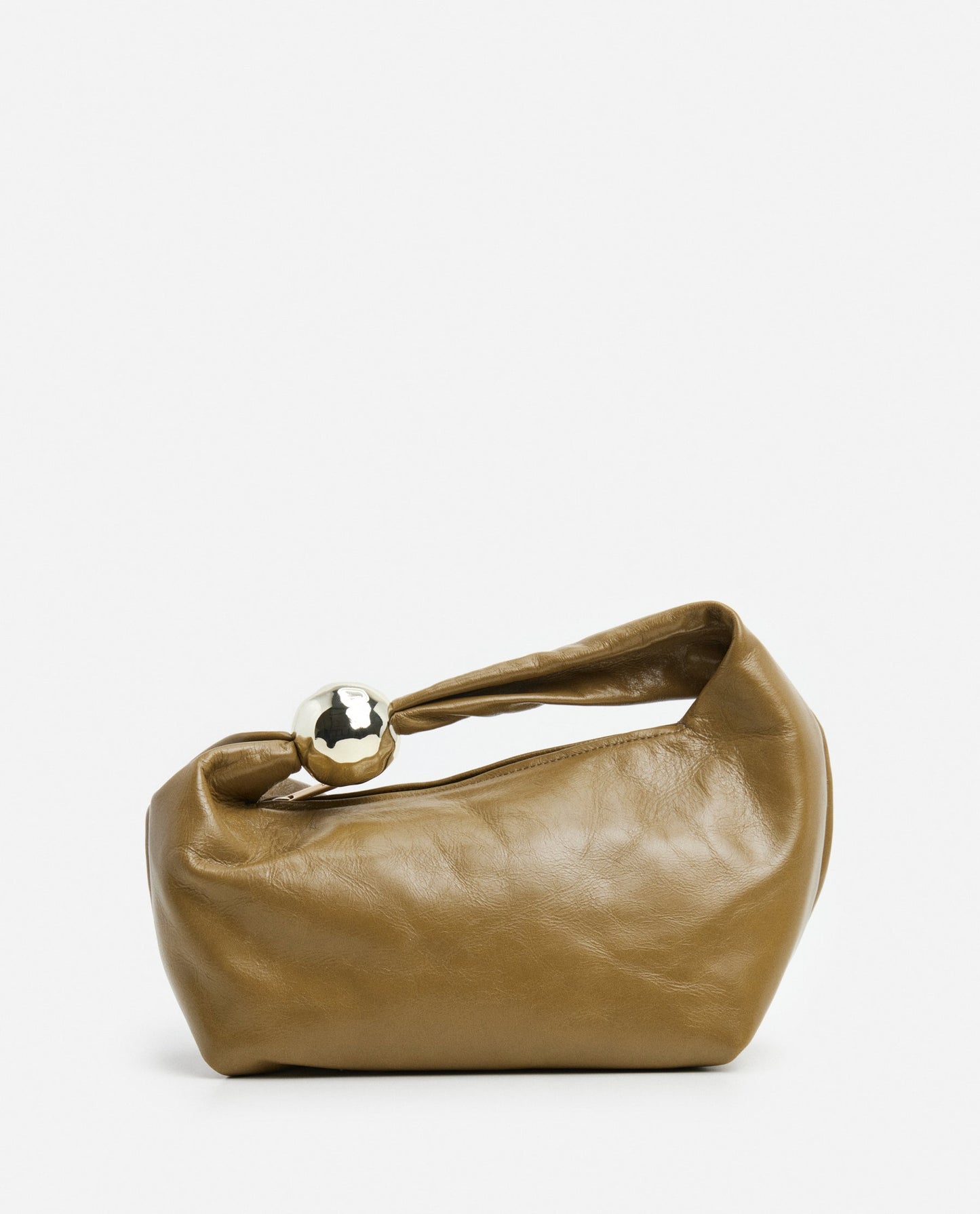 Astrid Handbag Leather Patent Olive