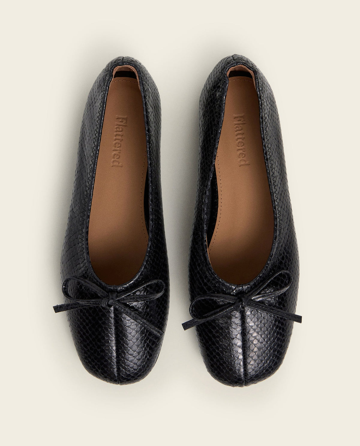 Blaise Snake Leather Black