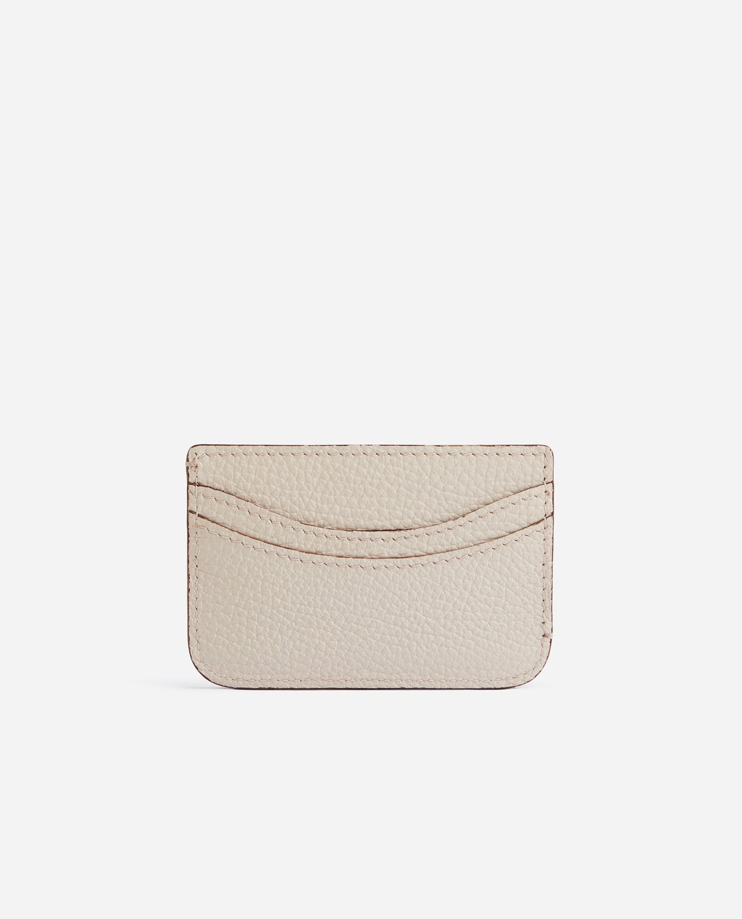 Bonnie Cardholder Leather Creme