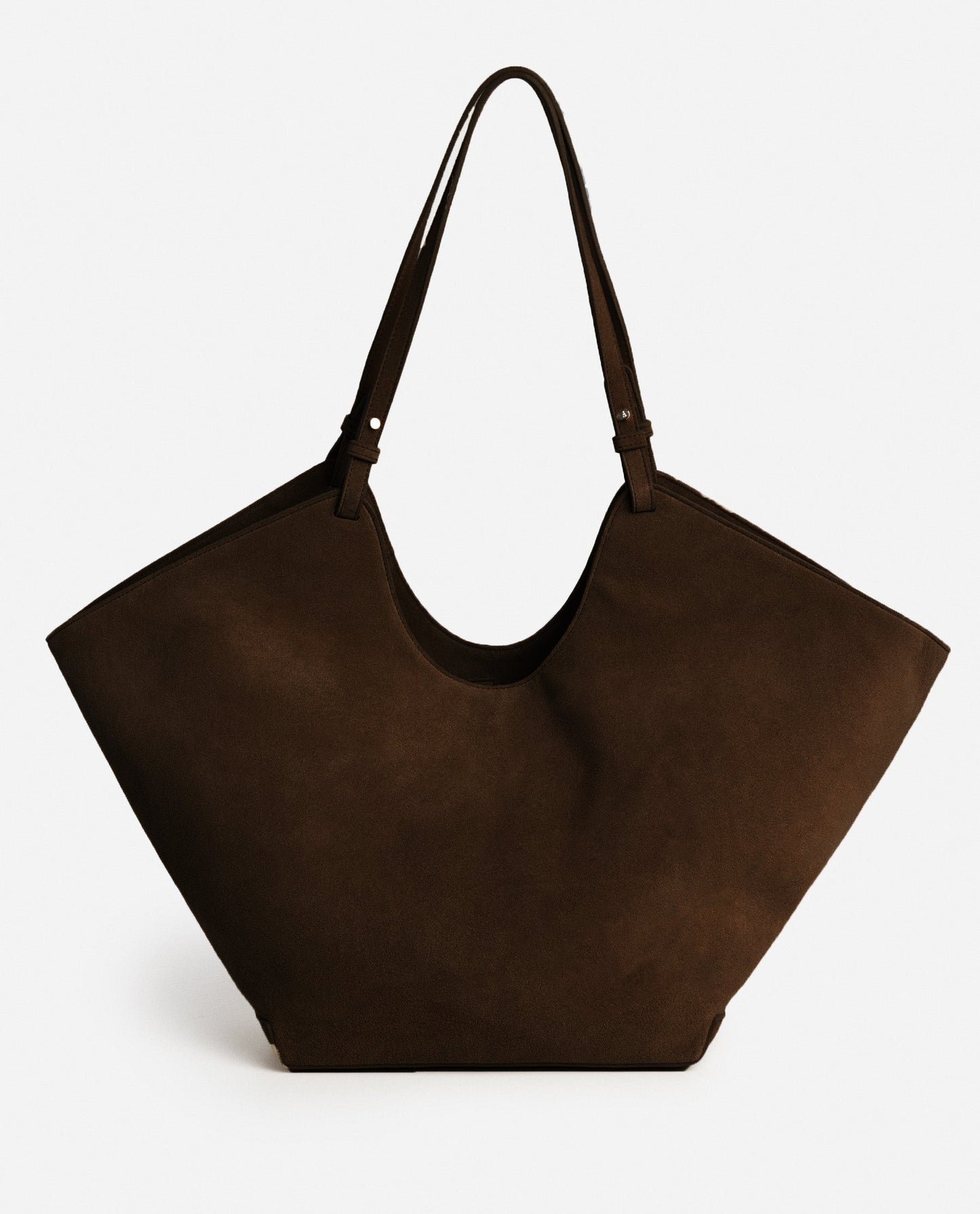 Dahlia Tote Bag Suede Chocolate