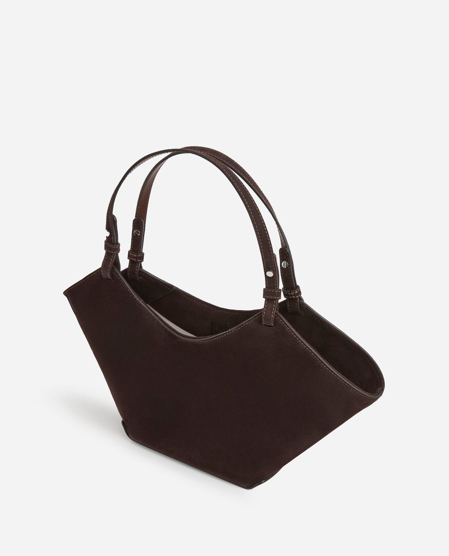 Dilba Mini Tote Bag Suede Chocolate