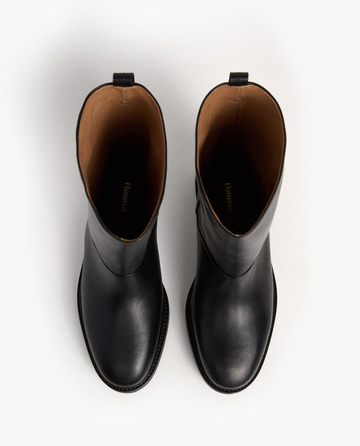 Flora Leather Black