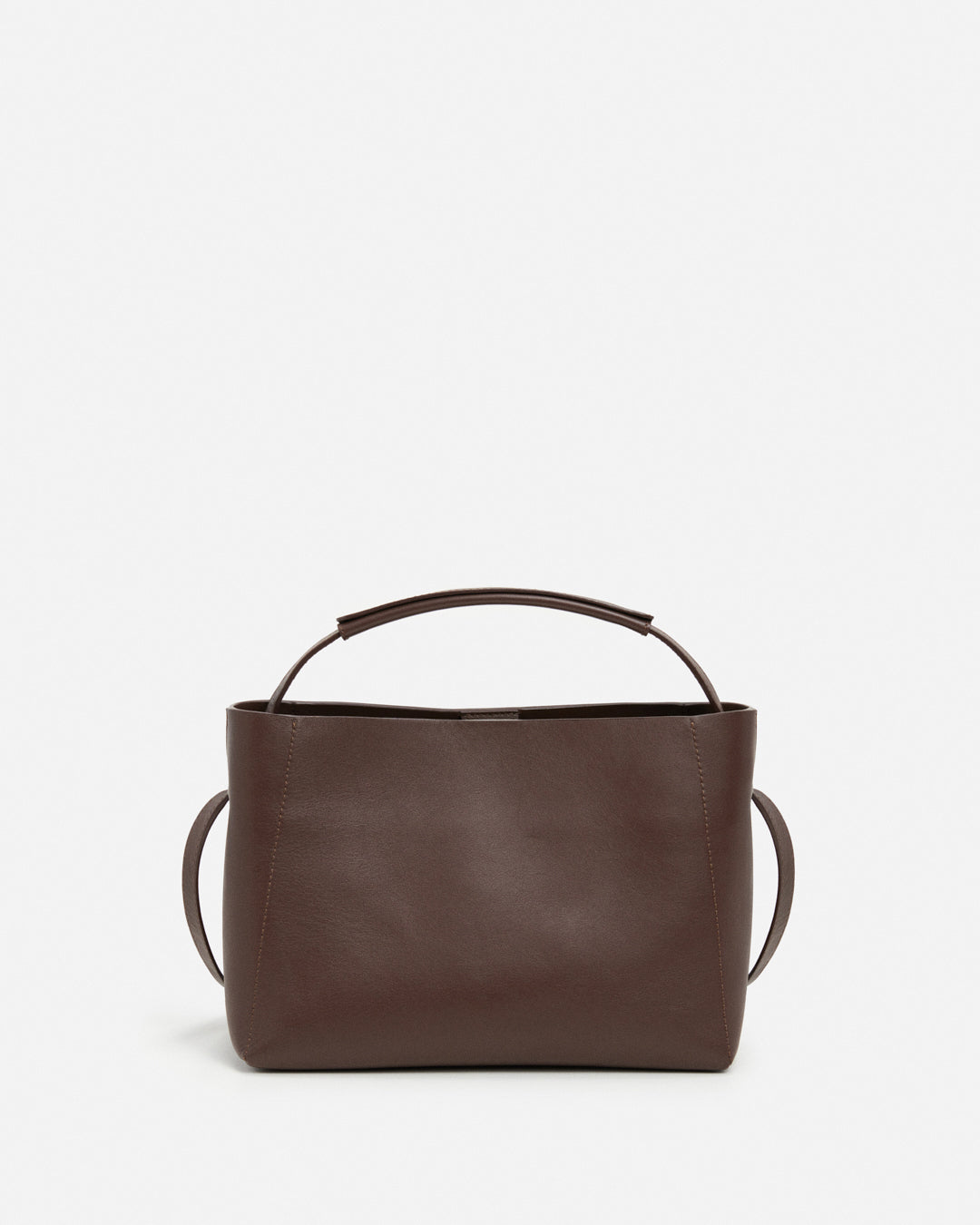 Hedda Midi Handbag Leather Chocolate