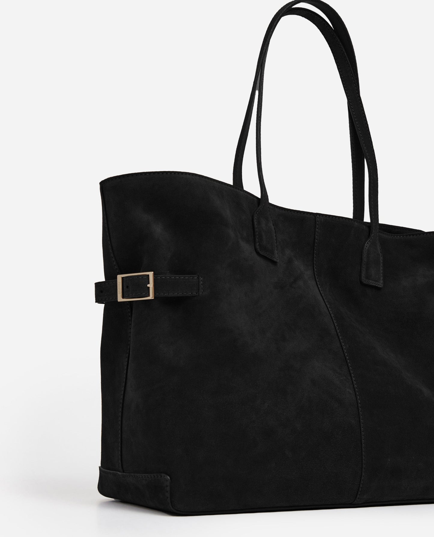 Lesley Tote Bag Suede Black