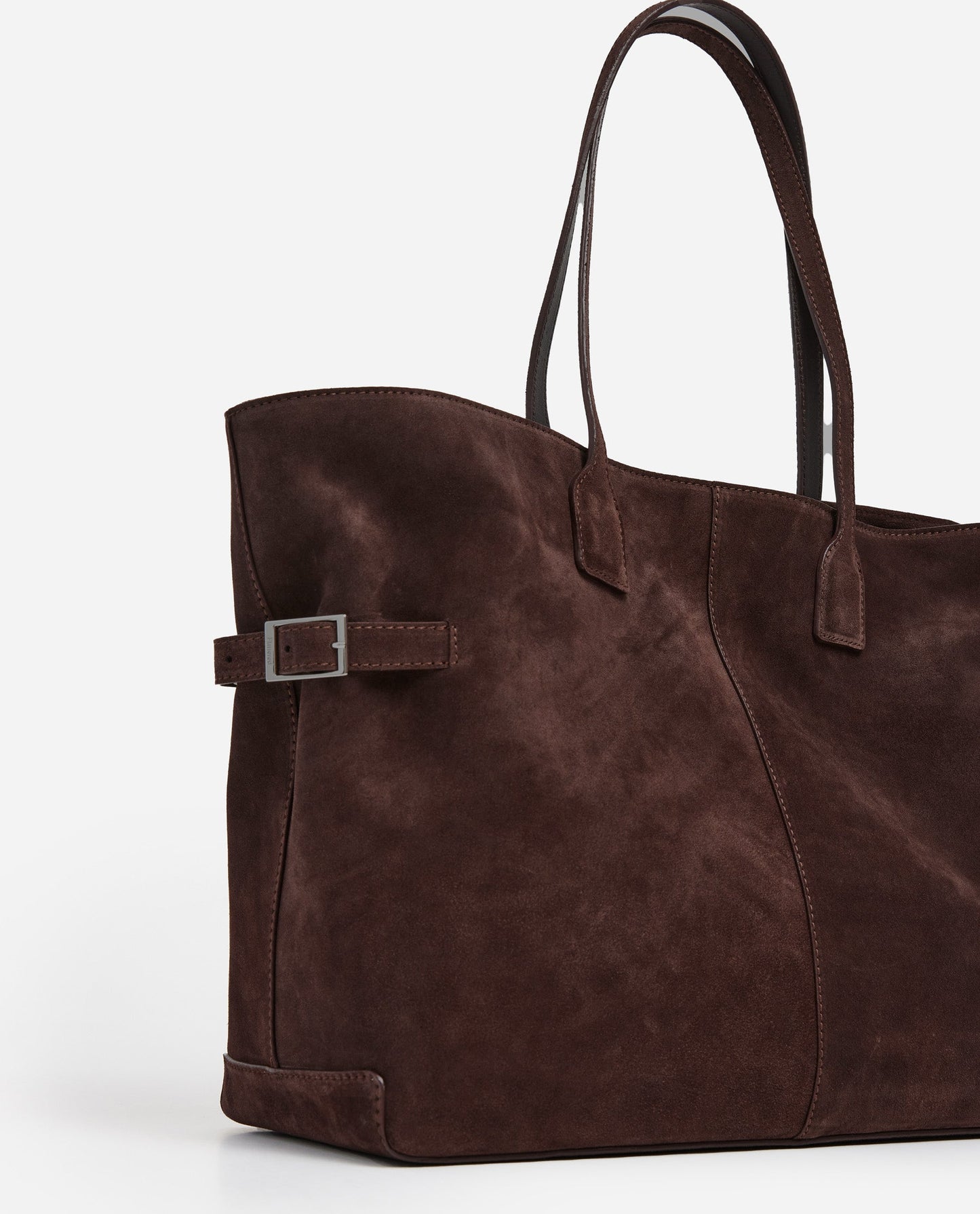 Lesley Tote Bag Suede Chocolate