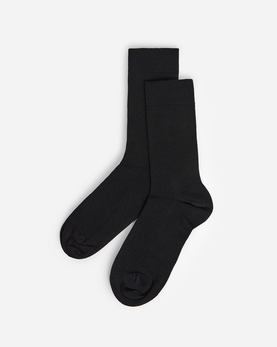 Flattered Sock Woven Mercerized cotton Black