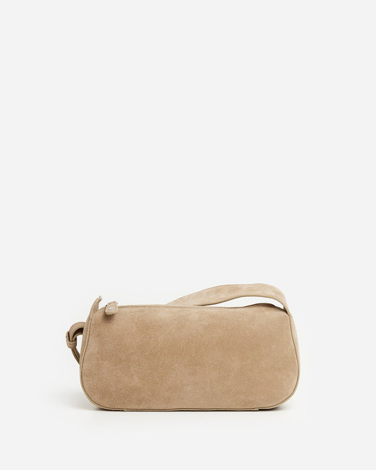 Tuna Shoulder Bag Suede Sand