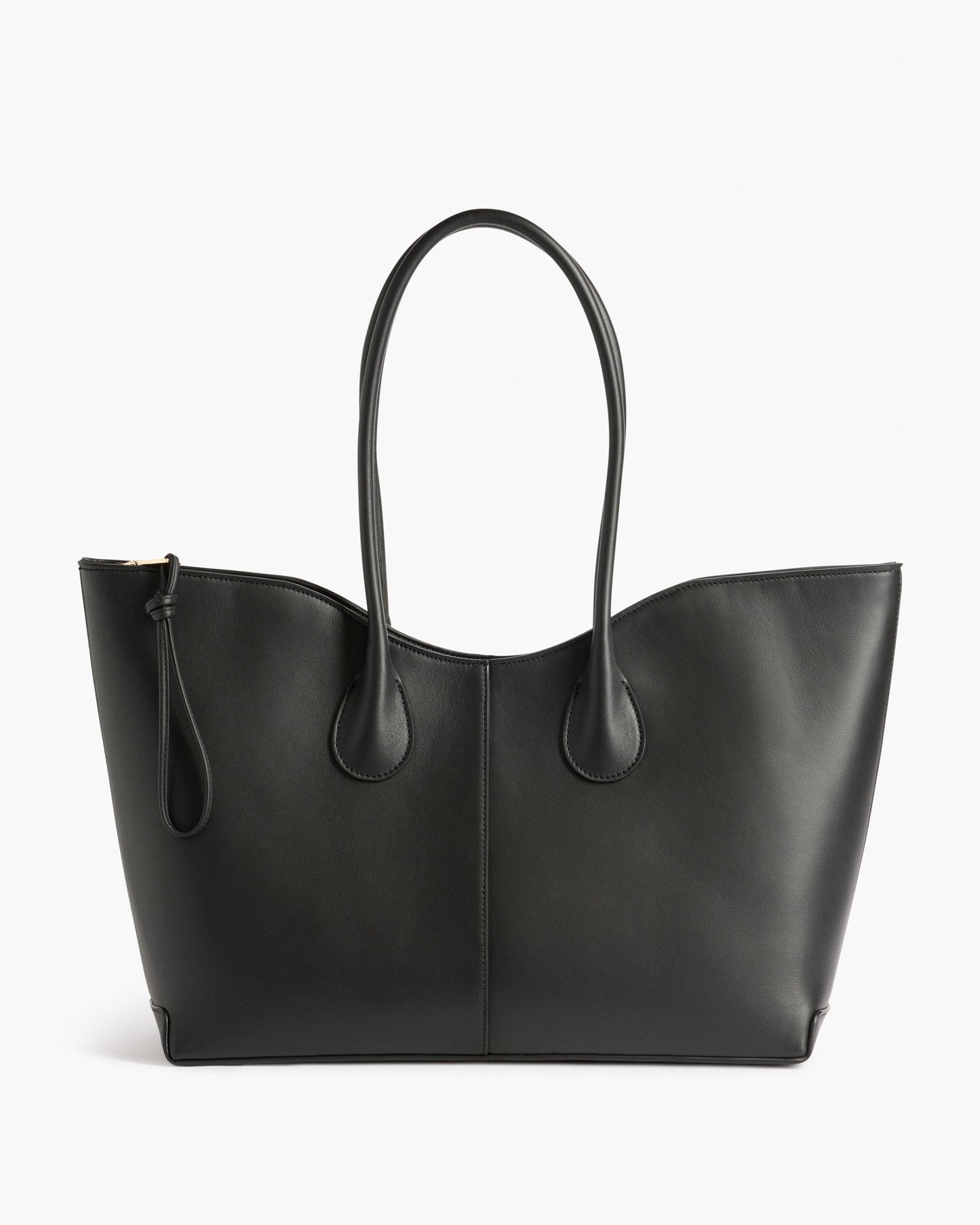 Gaia Tote Leather Black 0220