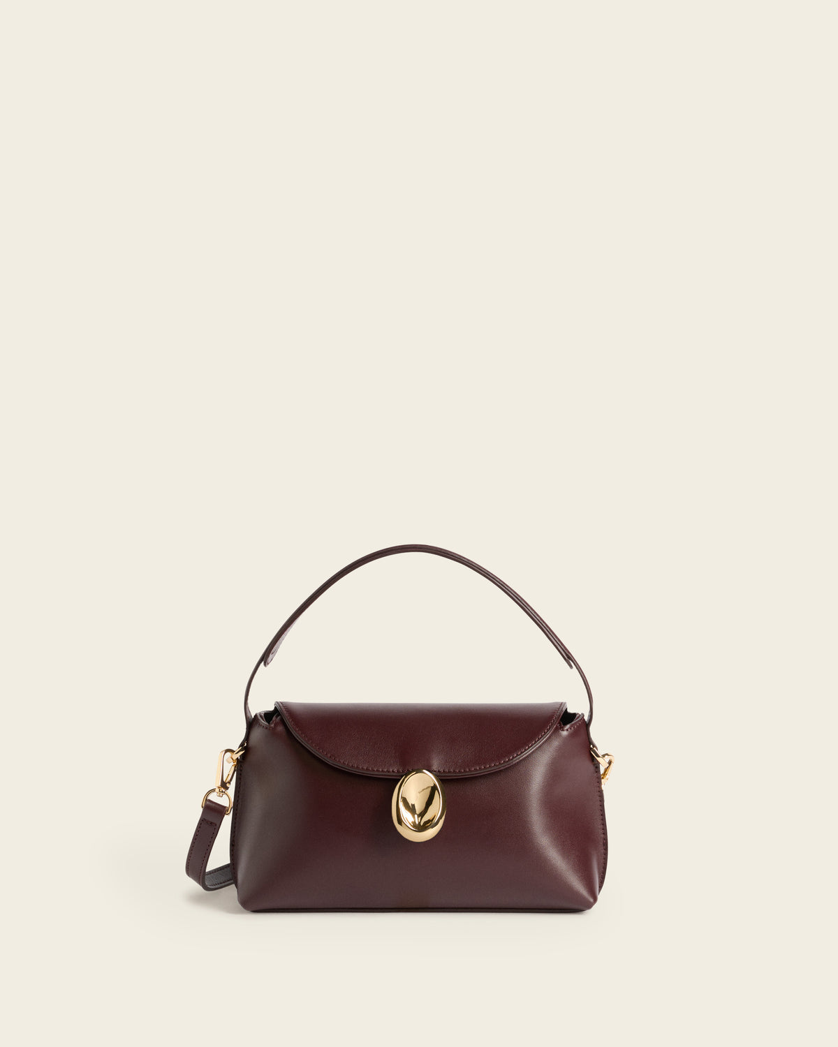 Gaia Mini Bag Leather Burgundy