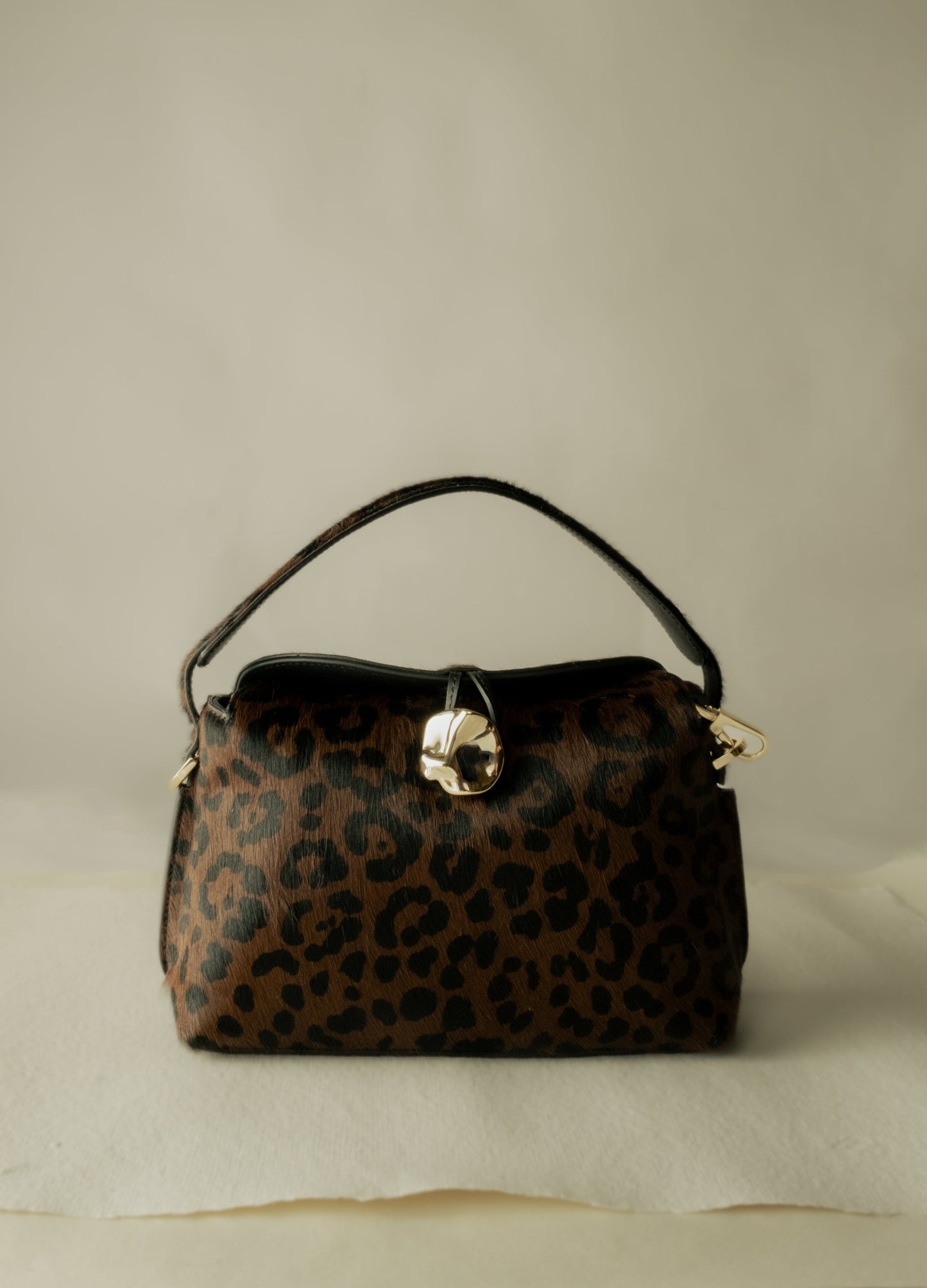 Hanna Mini Bag Leather Hair Leo