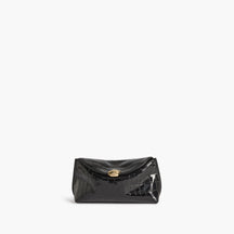 Hanna Clutch Leather Croco Black