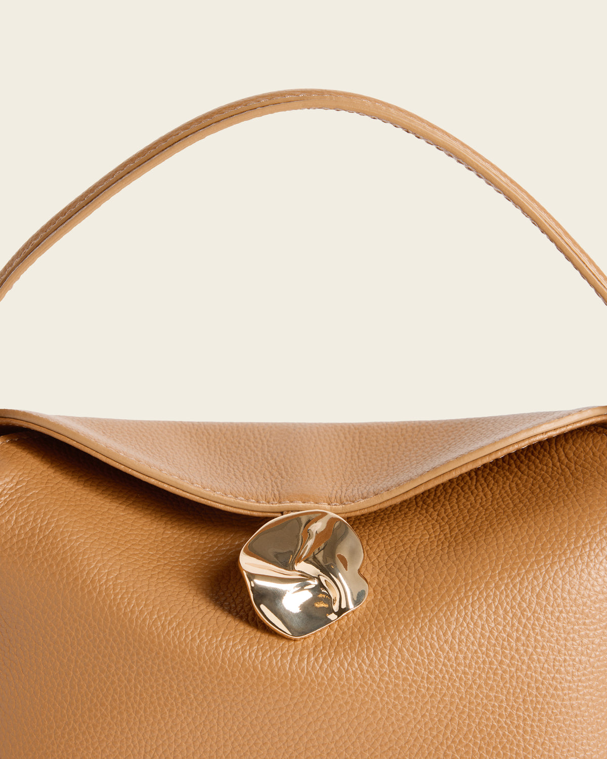 Hanna Mini Bag Grained Leather Cognac