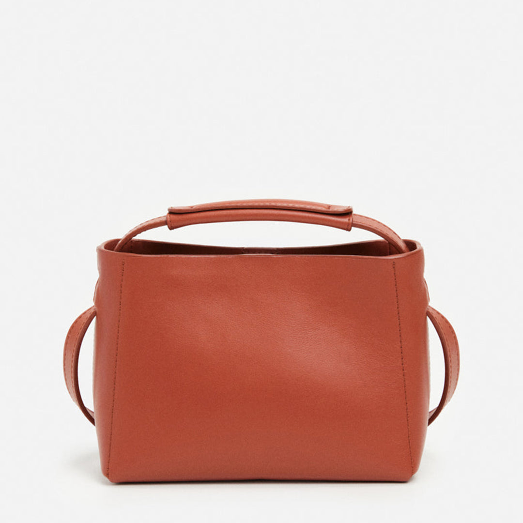 Hedda Mini Handbag Leather Brick Red