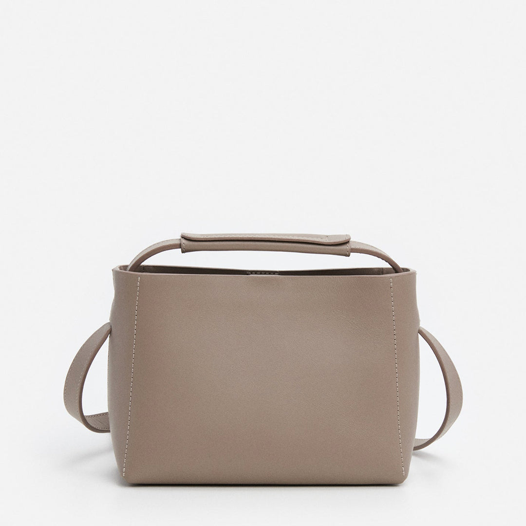 Hedda Mini Handbag Leather Taupe