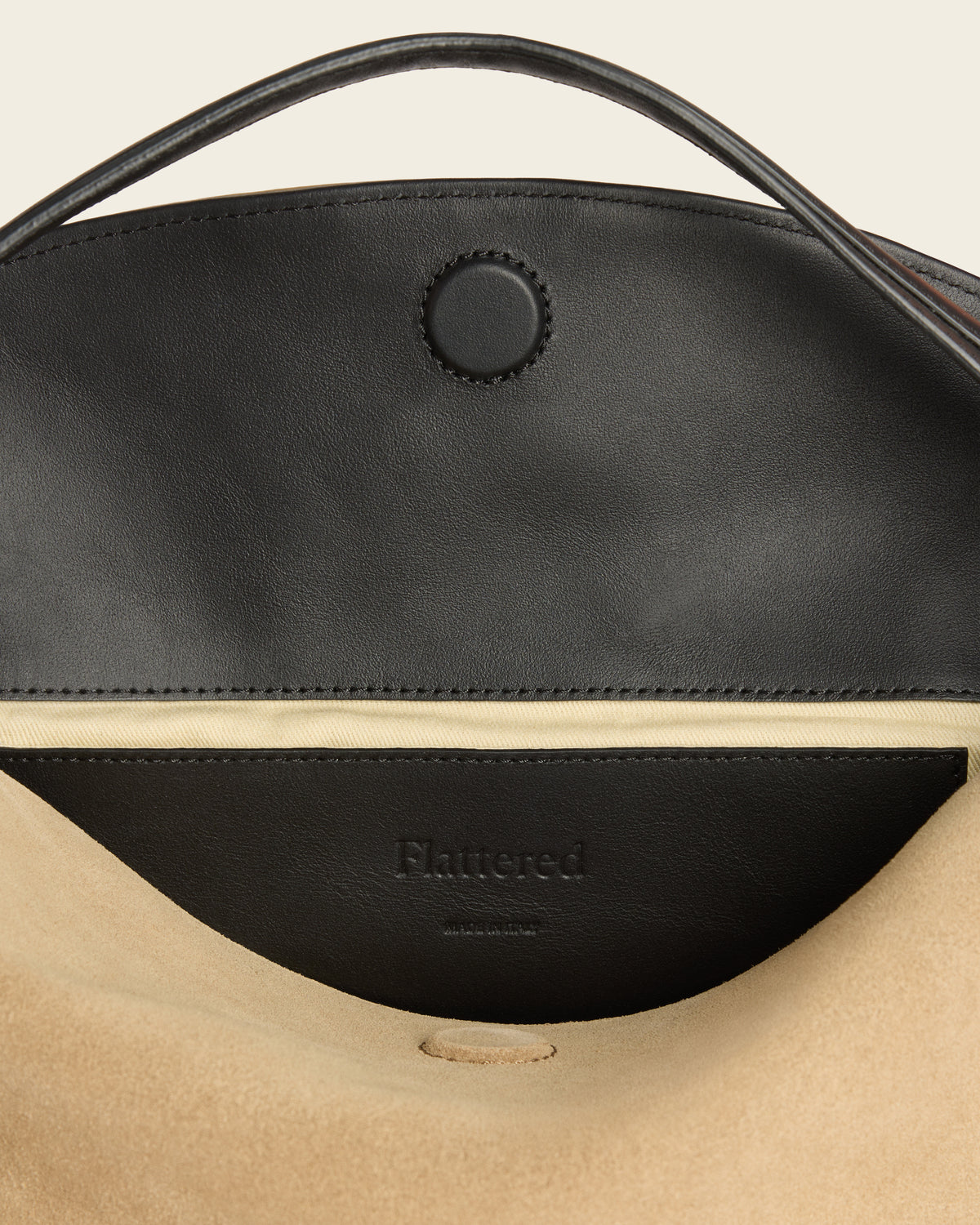 Helia Handbag Suede Sand