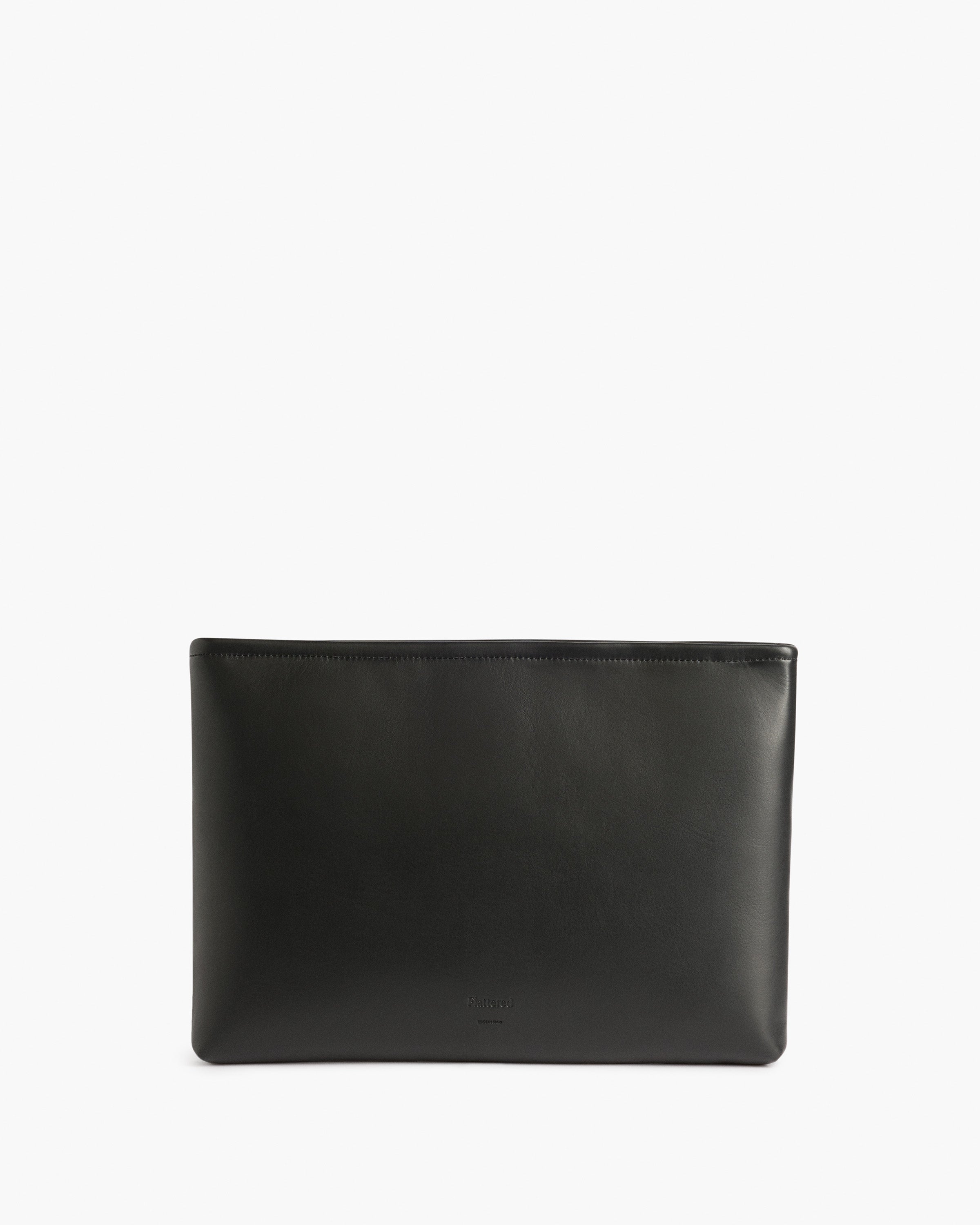 Kat Laptop Case Leather Black