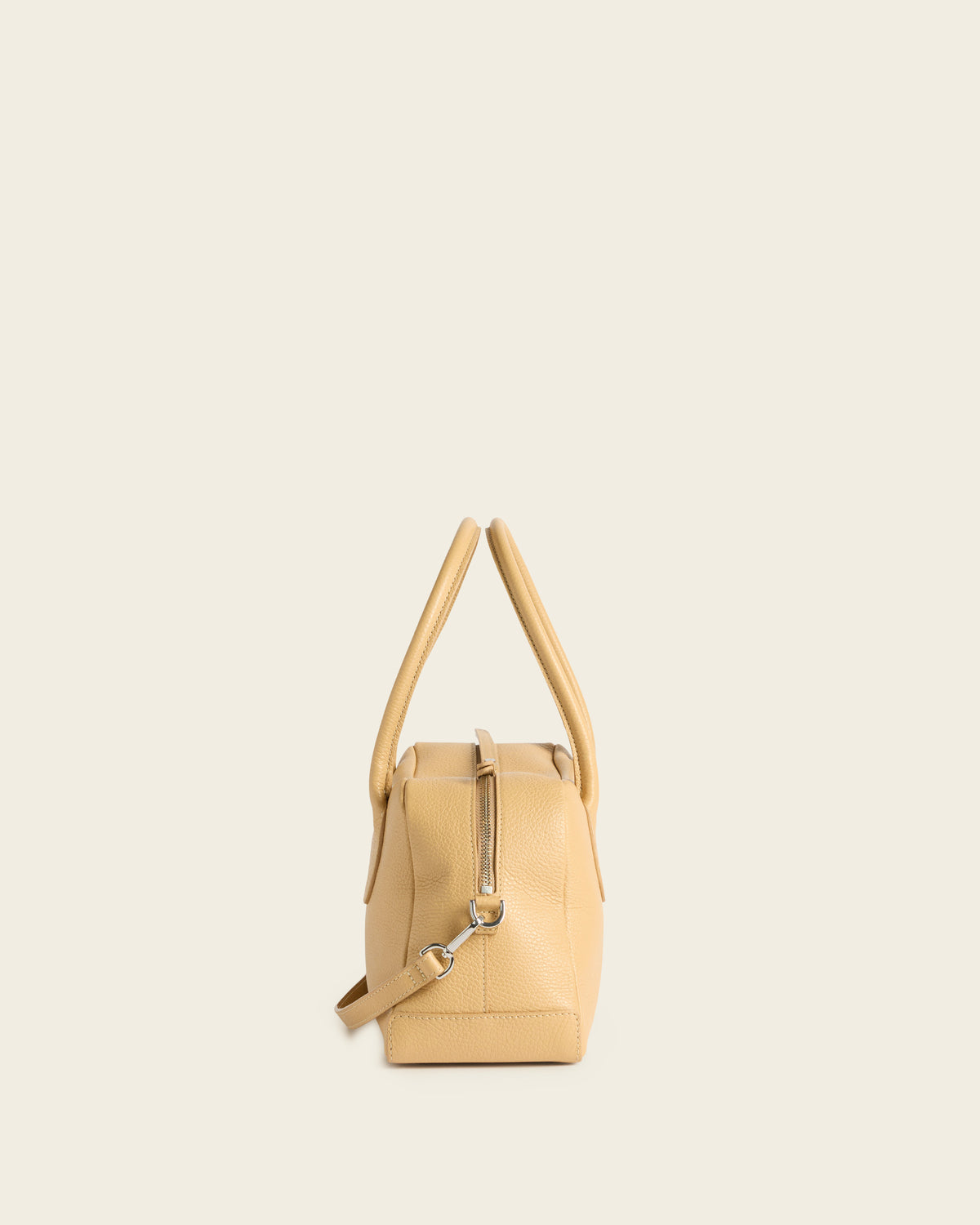 Leia Shoulder Bag Grained Leather Biscotti
