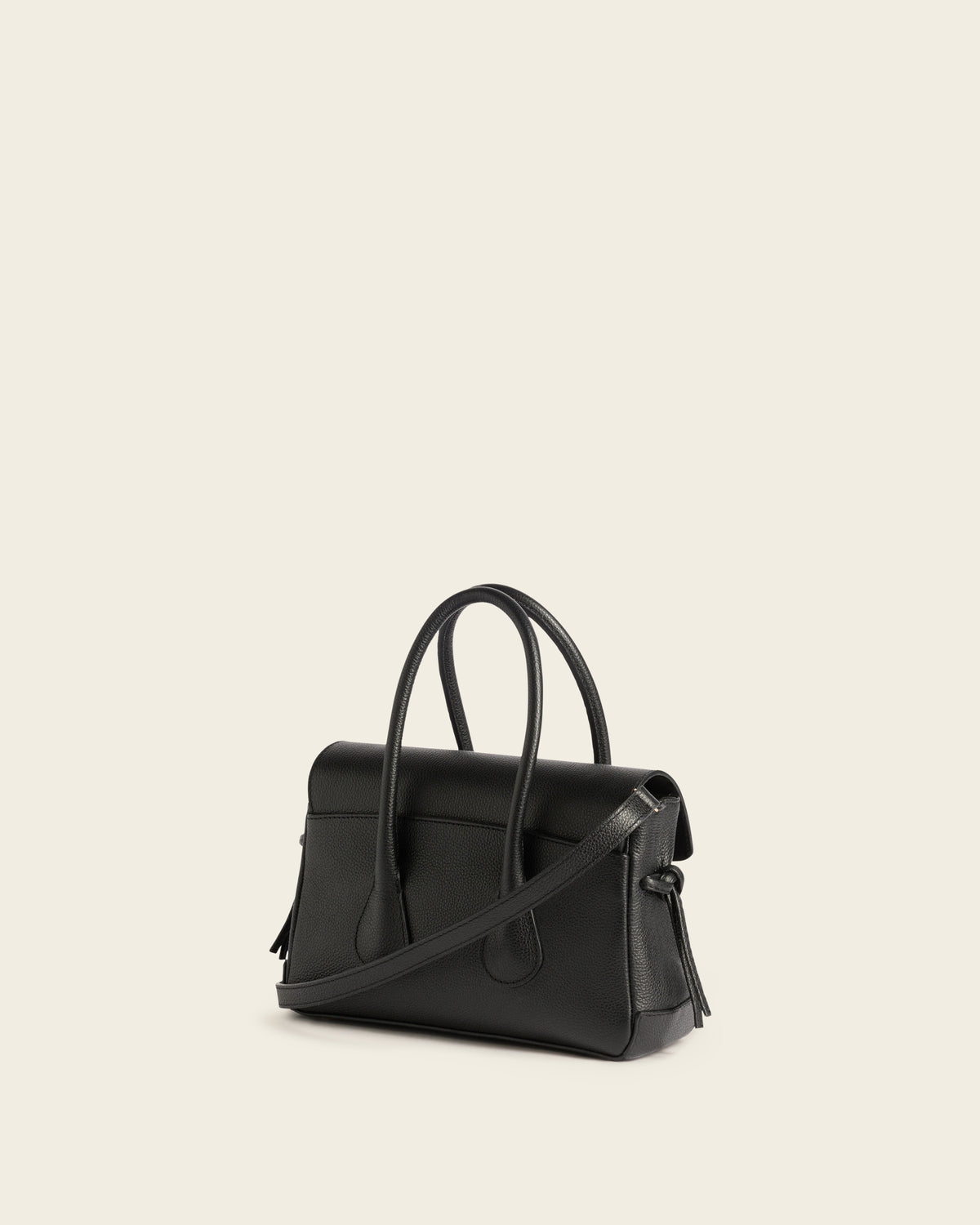 Lydia Mini Bag Grained Leather Black