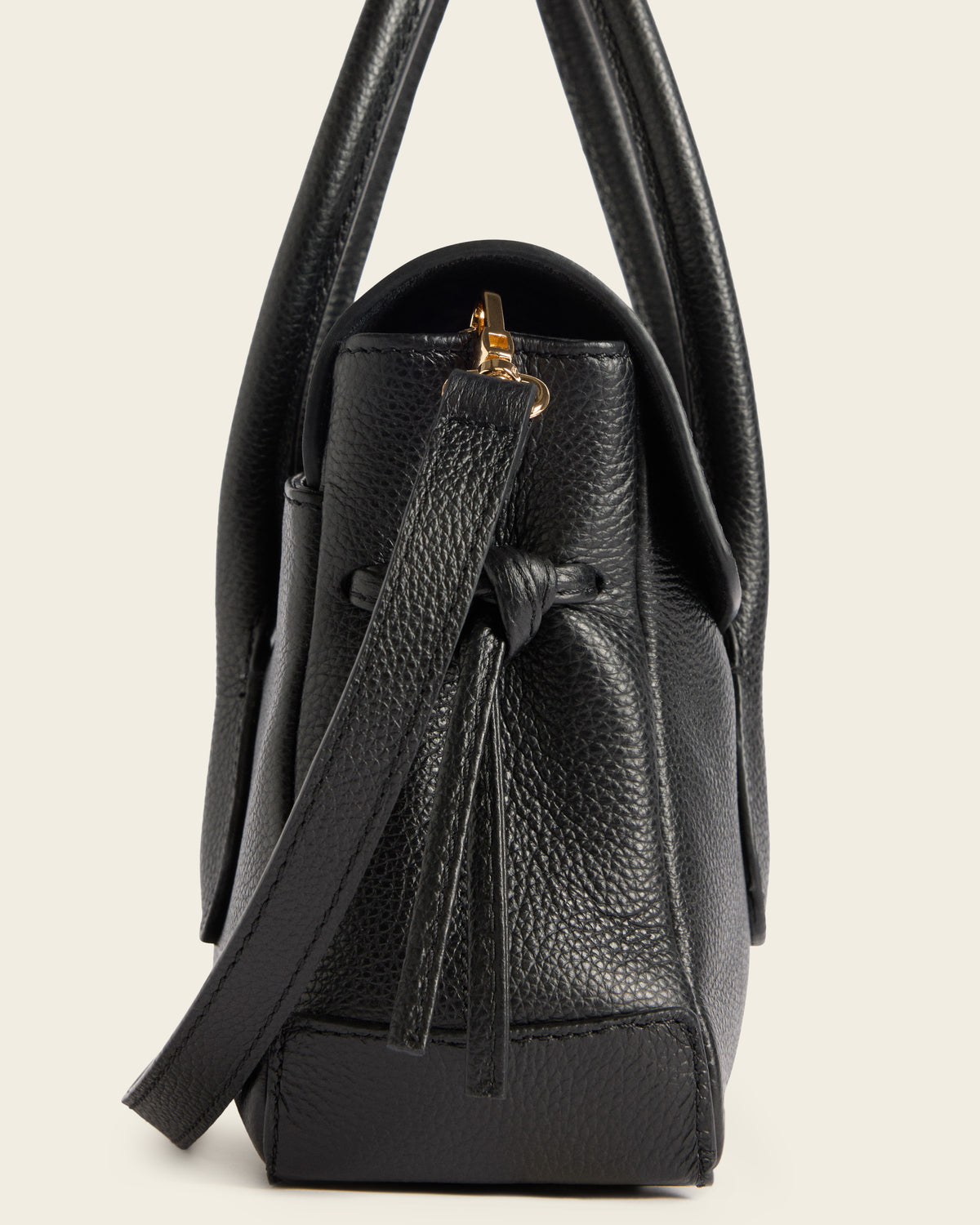 Lydia Mini Bag Grained Leather Black
