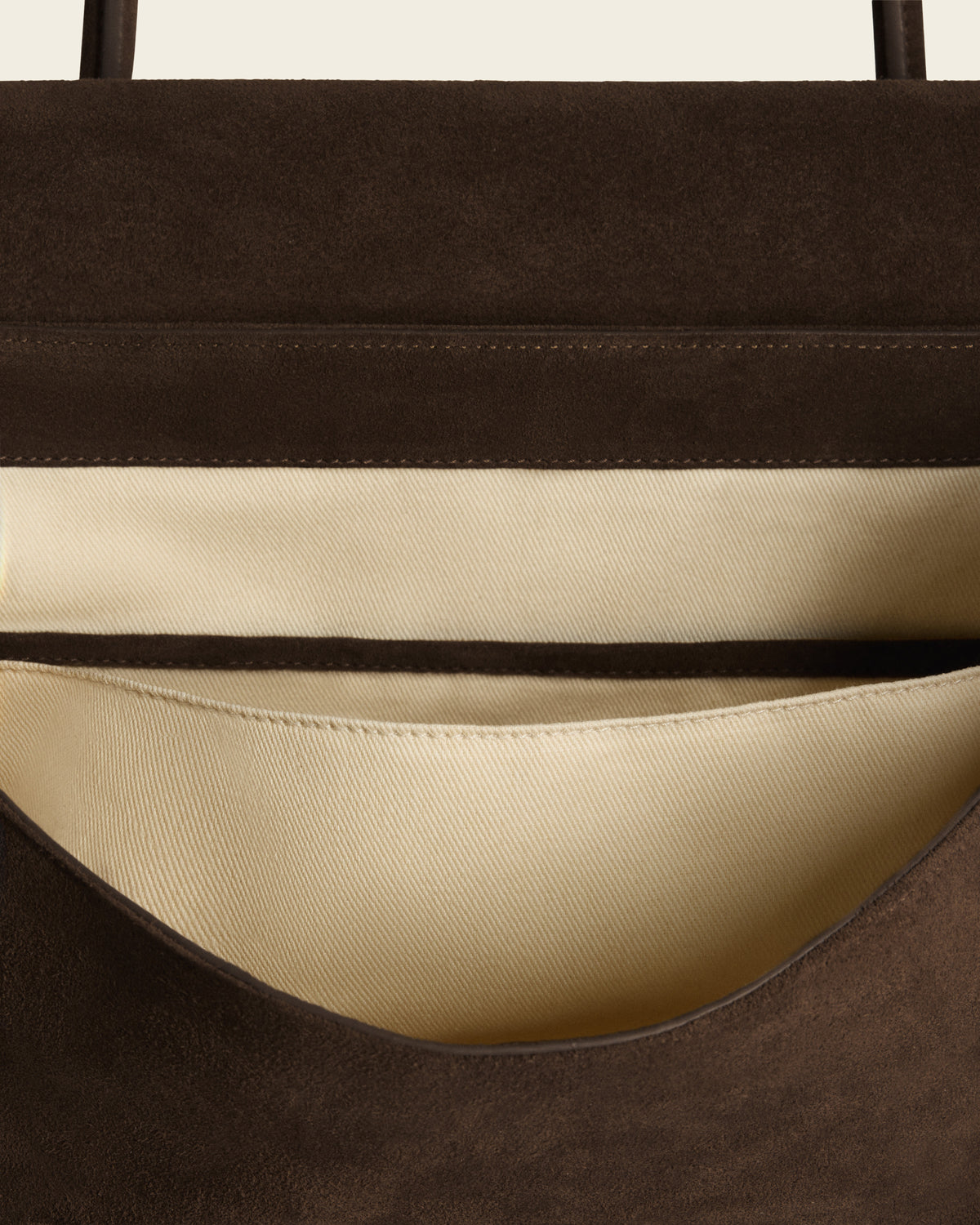 Lydia Tote Bag Suede Chocolate